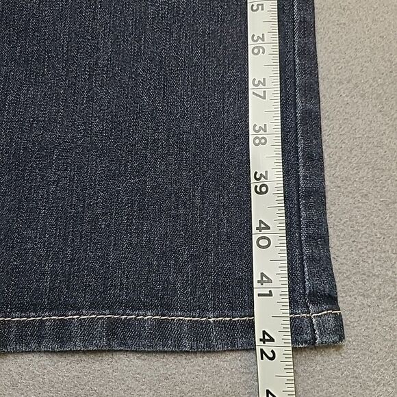 Vintage Nine West Womens Jeans 12 Boho Bootcut Indigo - Picture 4 of 16